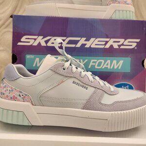 Skechers "Dainty Floral" Jade Court Sneakers. NIB. Size: various